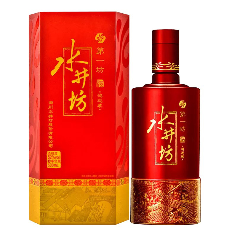 水井坊鴻運裝濃香型白酒52度500毫升-白酒-水井坊-Shui Jing Fang-DUTY 水井坊鴻運裝濃香型白酒52度500毫升-白酒-水井坊-Shui Jing Fang-DUTY