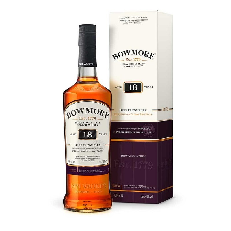 Bowmore 波摩18年單一純麥威士忌700毫升| Bowmore 18 Years Single
