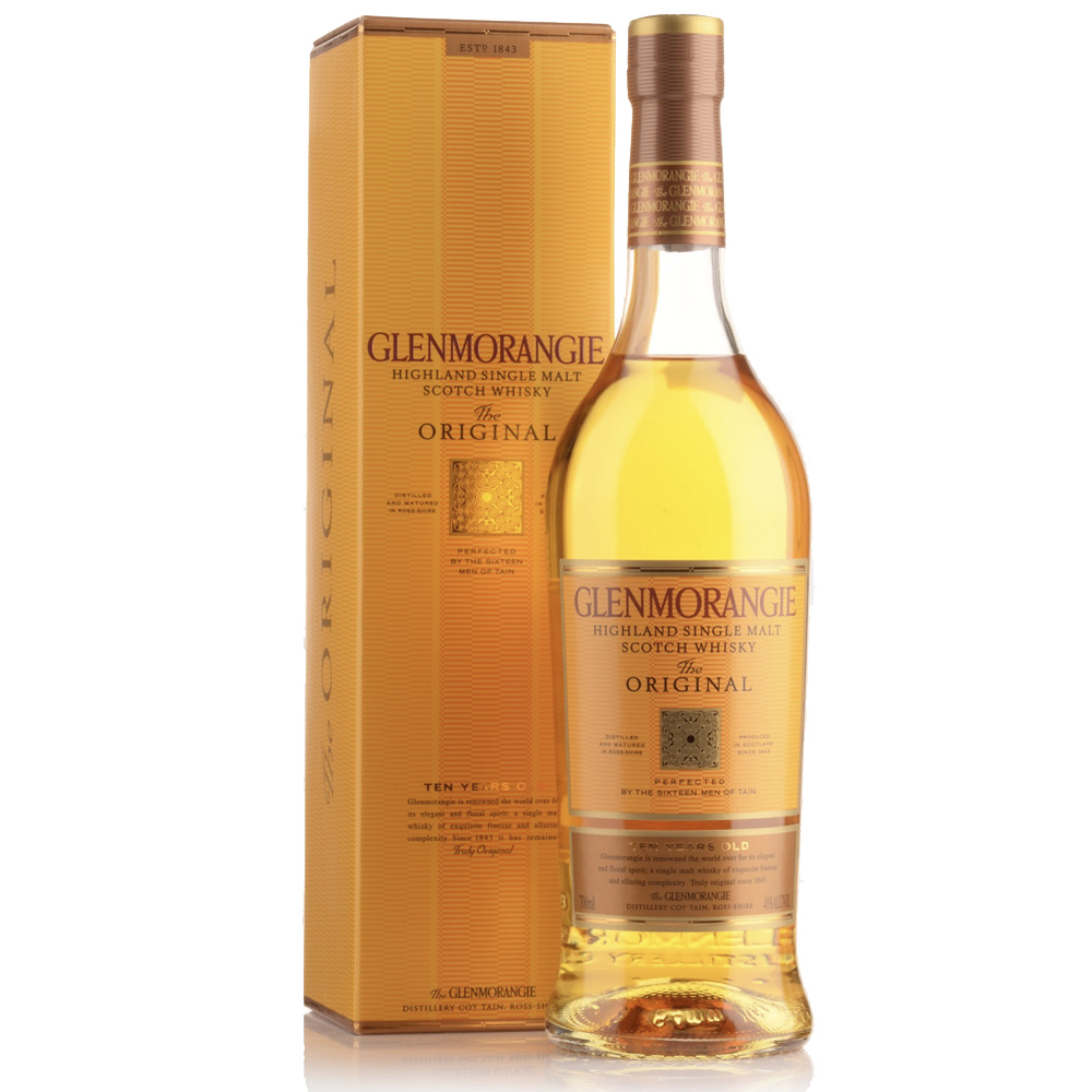 Glenmorangie 格兰杰经典10年单一纯麦苏格兰威士忌700毫升-麥芽威士忌