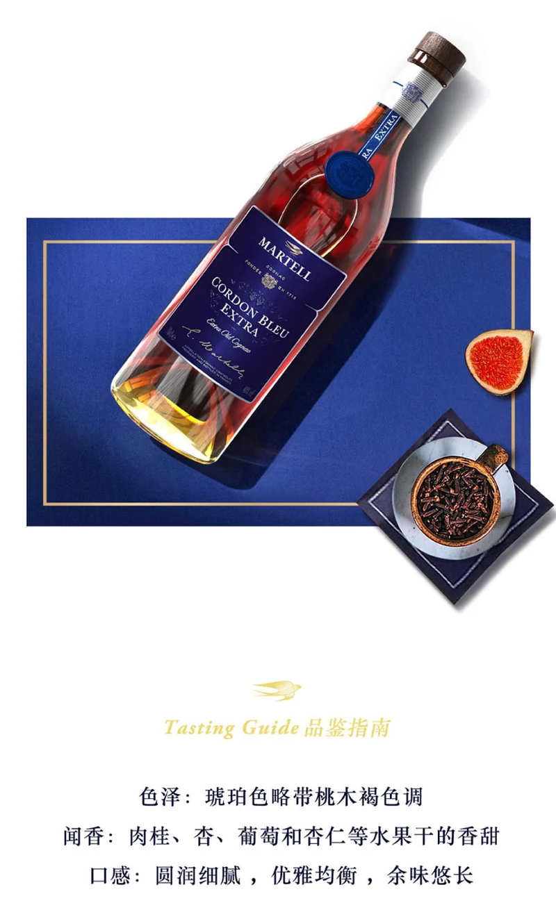 Martell 馬爹利藍帶傲極致創干邑1公升| Martell Cordon Bleu