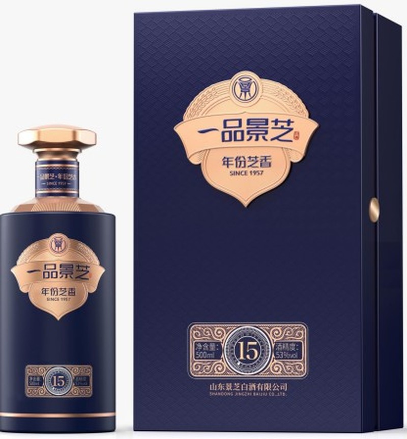 一品景芝中國芝香15年芝麻香型白酒53度500毫升-白酒-一品景芝