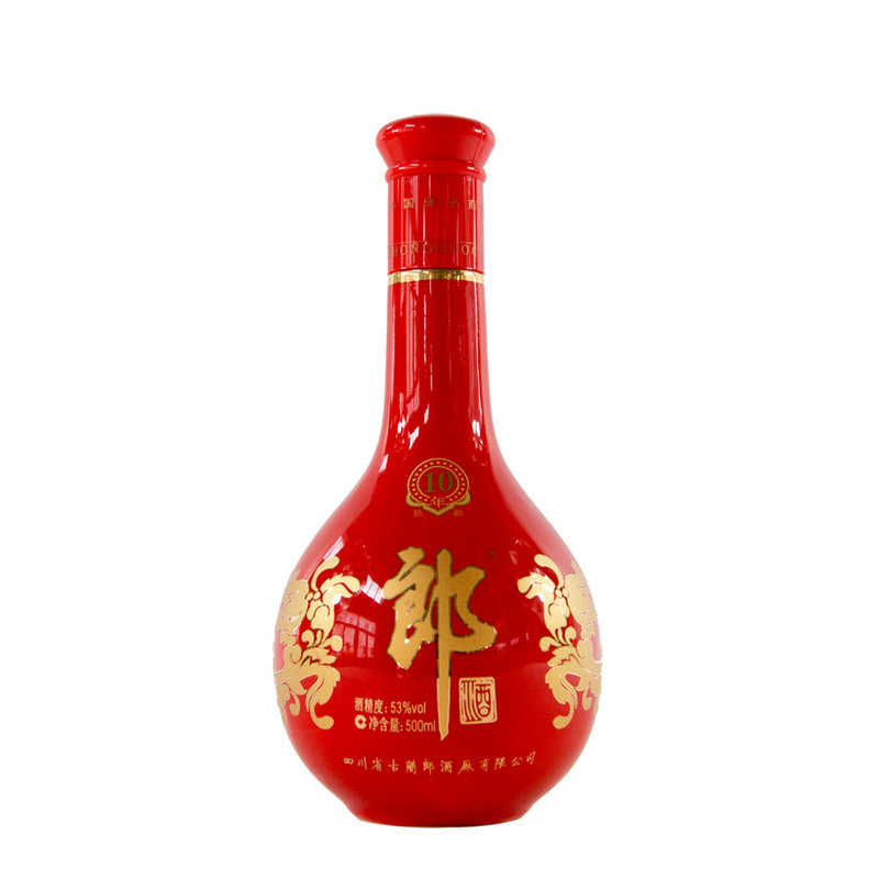 郎酒紅花郎10年53度醬香型白酒500毫升-白酒-郎酒-Lang Jiu-DUTY