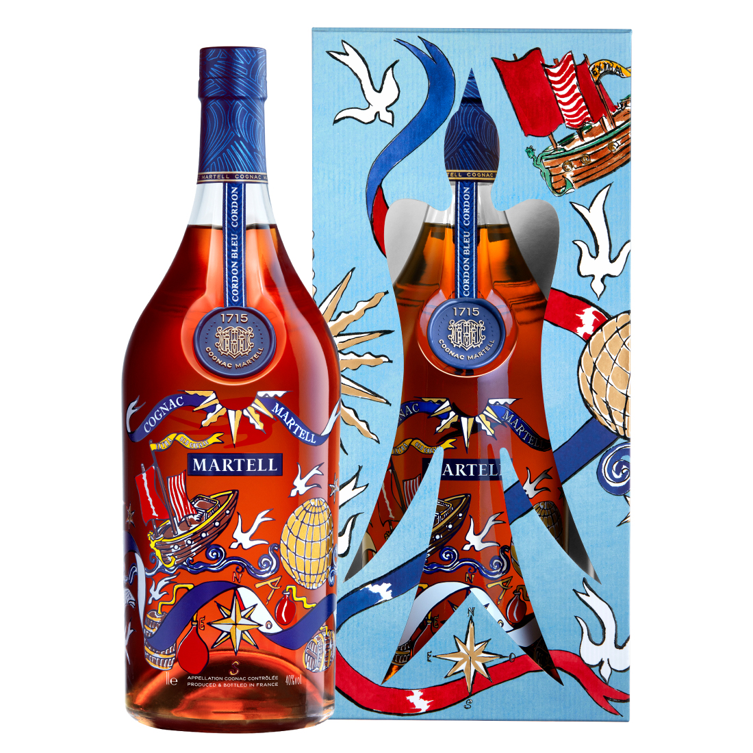 Martell 馬爹利藍帶2024新年限量版1公升丨Martell Cordon Bleu
