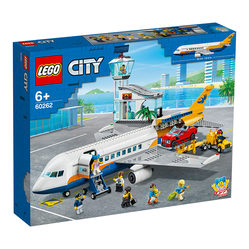 LEGO樂高城市系列客運飛機60262(6+)-拼装积木-乐高-LEGO-cdf Beauty 