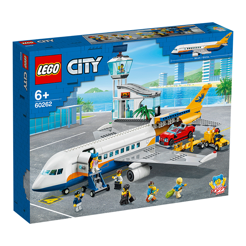 LEGO樂高城市系列客運飛機60262(6+)-拼装积木-樂高-LEGO-cdf Beauty