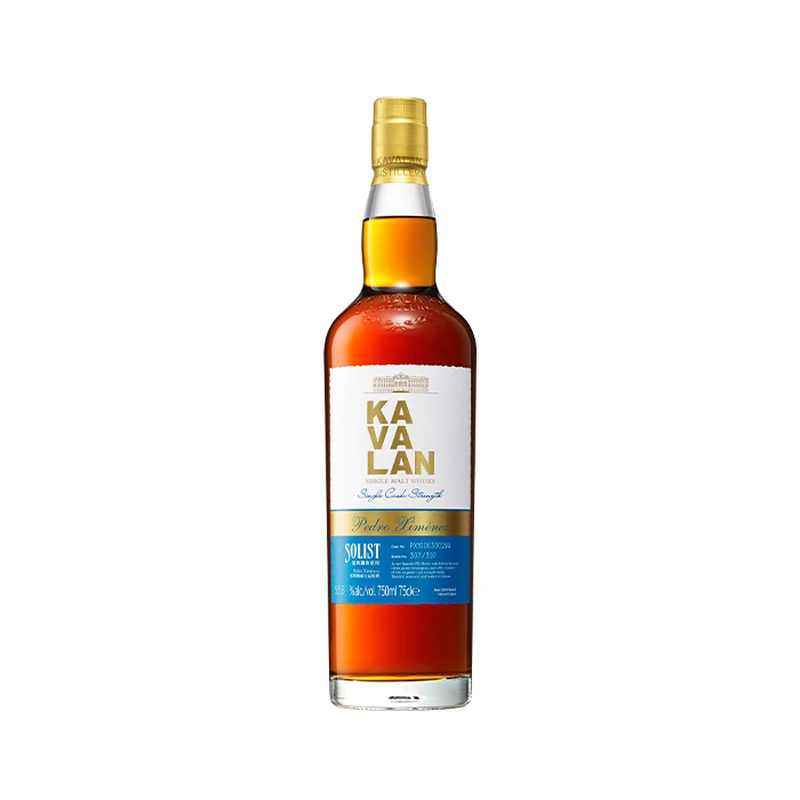 Kavalan 噶瑪蘭經典獨奏PX雪莉桶威士忌原酒單一麥芽威士忌750毫升丨
