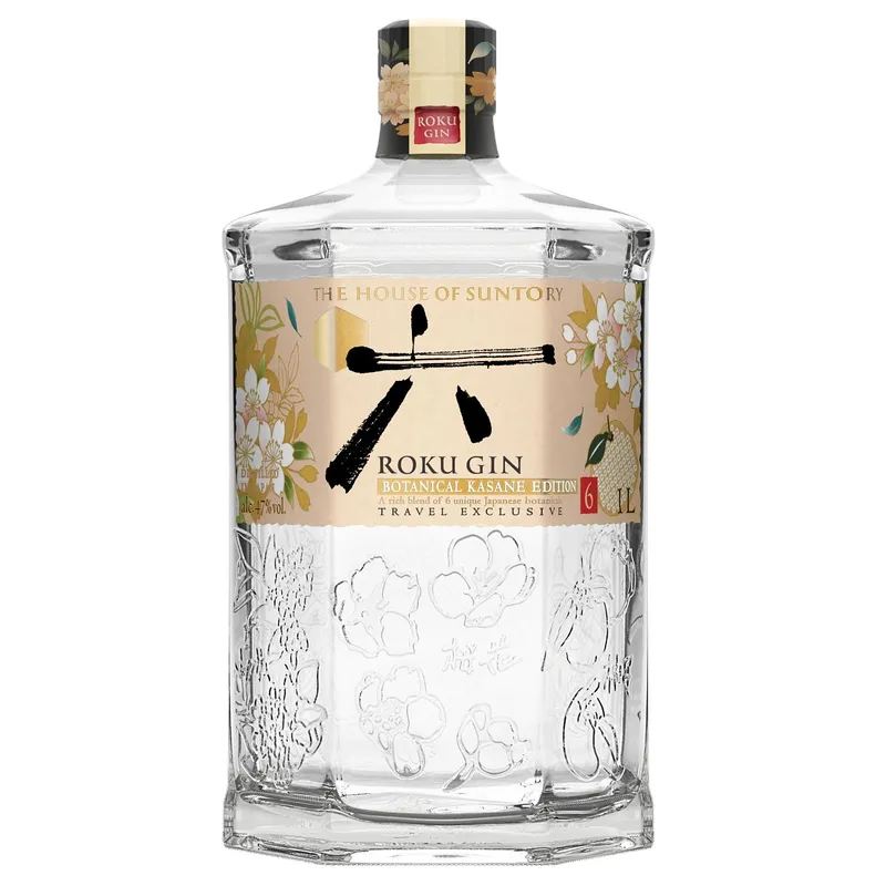 Roku 六氈酒植韻六重奏版1公升丨Roku Gin Botanical Kasane Edition 1L
