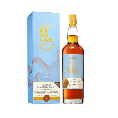 Kavalan 噶瑪蘭大師精選Reserve No. 2單一麥芽威士忌1公升丨Kavalan